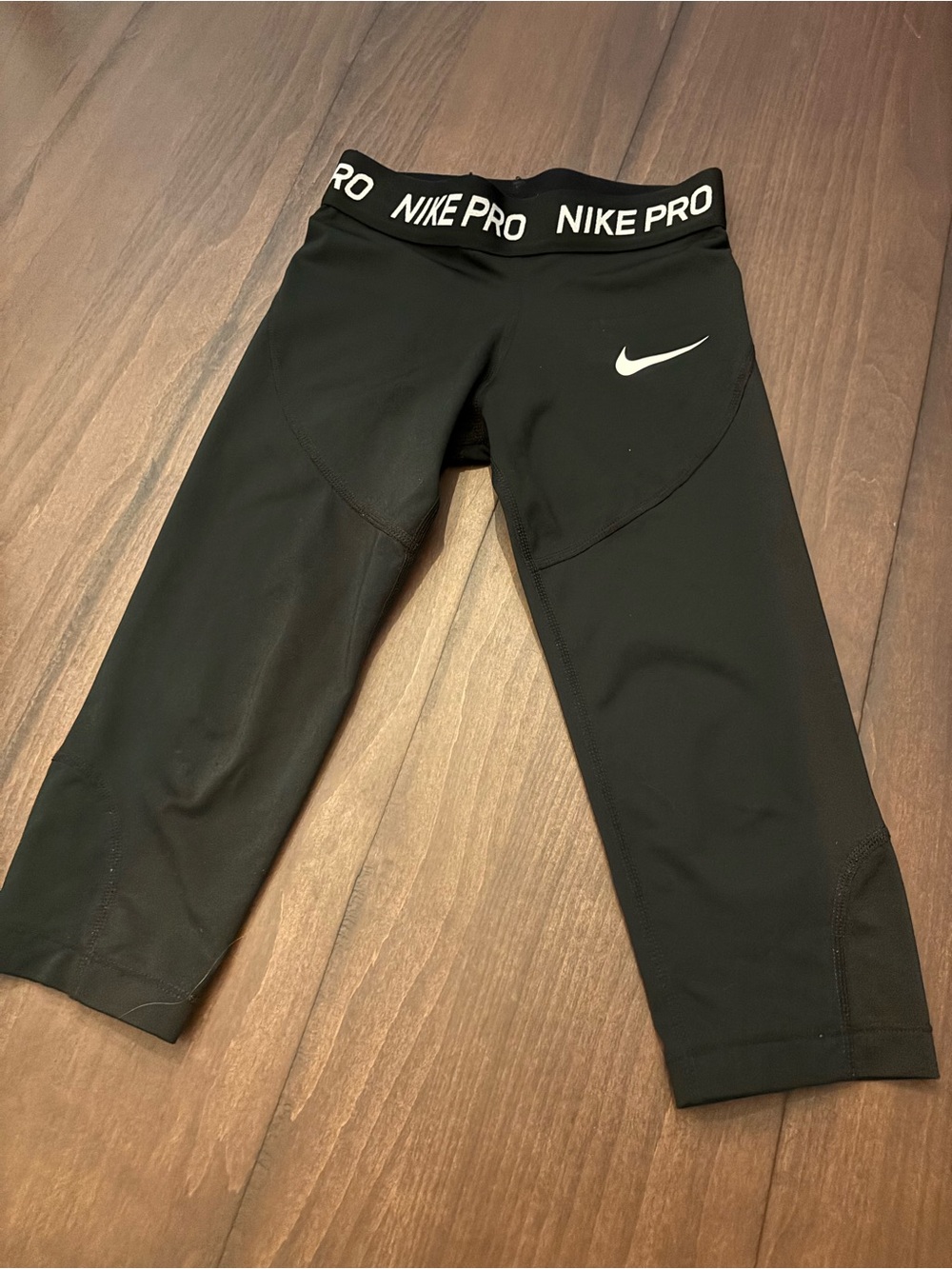 Nike Black 'Nike Pro'  Youth Performance Pants size XS 4/5
